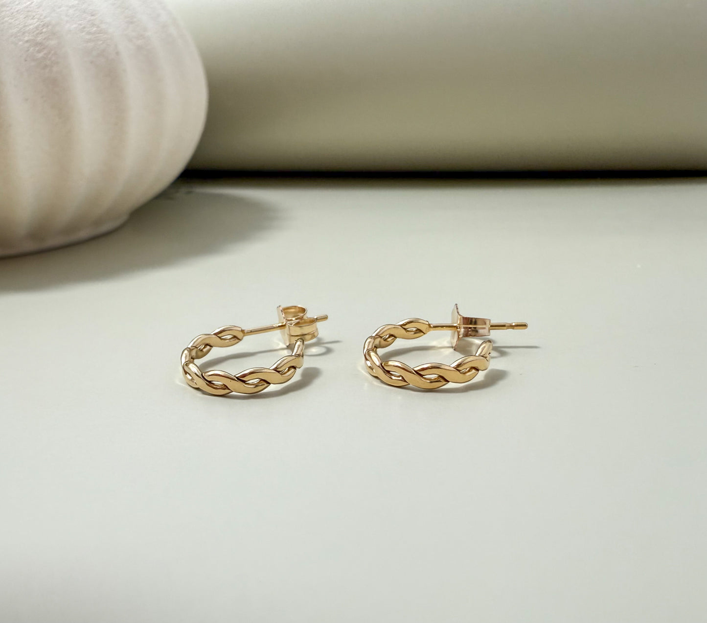 Velani Jewelry Woven C Hoop