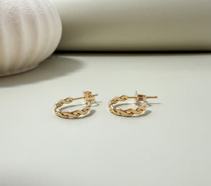 Velani Jewelry Woven C Hoop