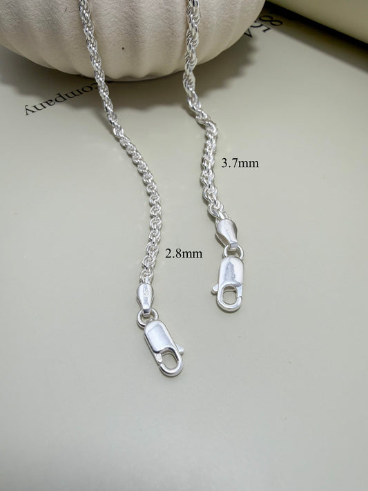 Velani Jewelry Rope Bracelet – Sterling Silver