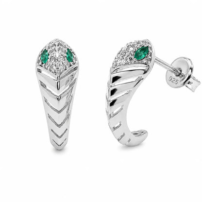 Verde Chevron Moissanite Wraps Sterling Silver - Velani Jewelry
