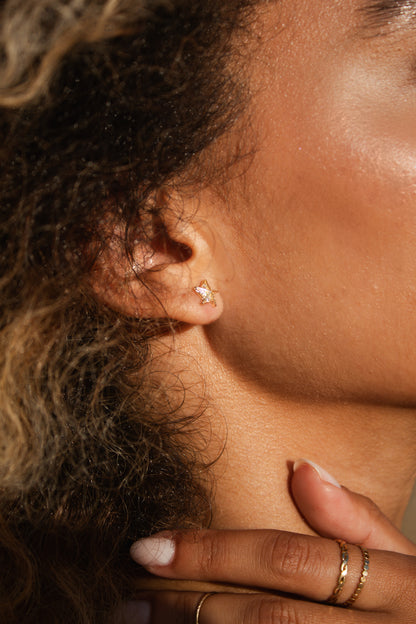 Velani Jewelry Radiant Starfish Star Studs