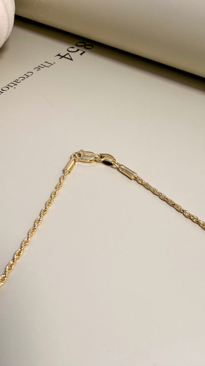 Rope Necklace 1.7mm - Velani Jewelry