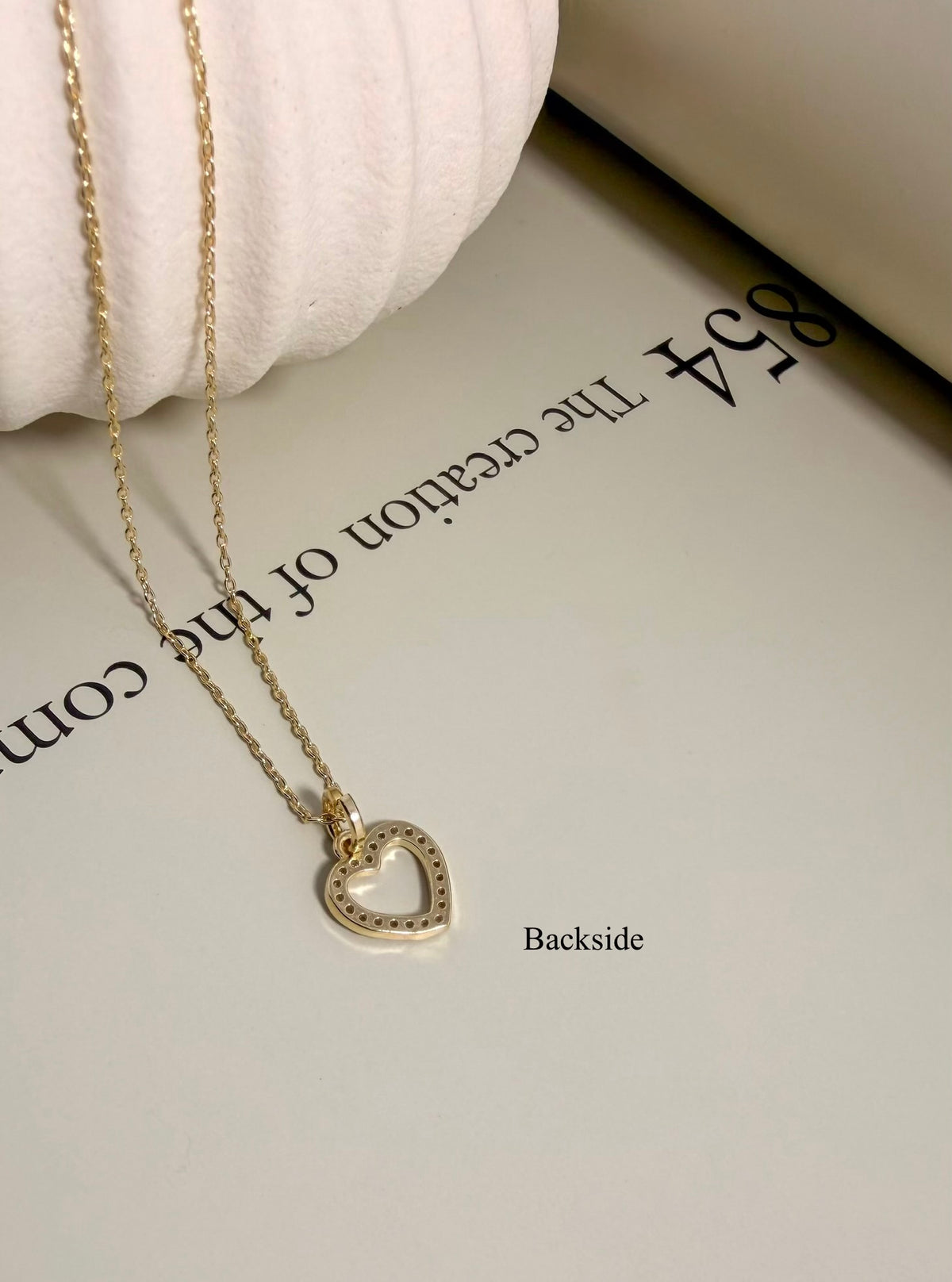 Amore Pavé Heart Necklace - Velani Jewelry