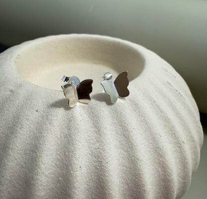 Velani Jewelry Butterfly Studs - Sterling Silver