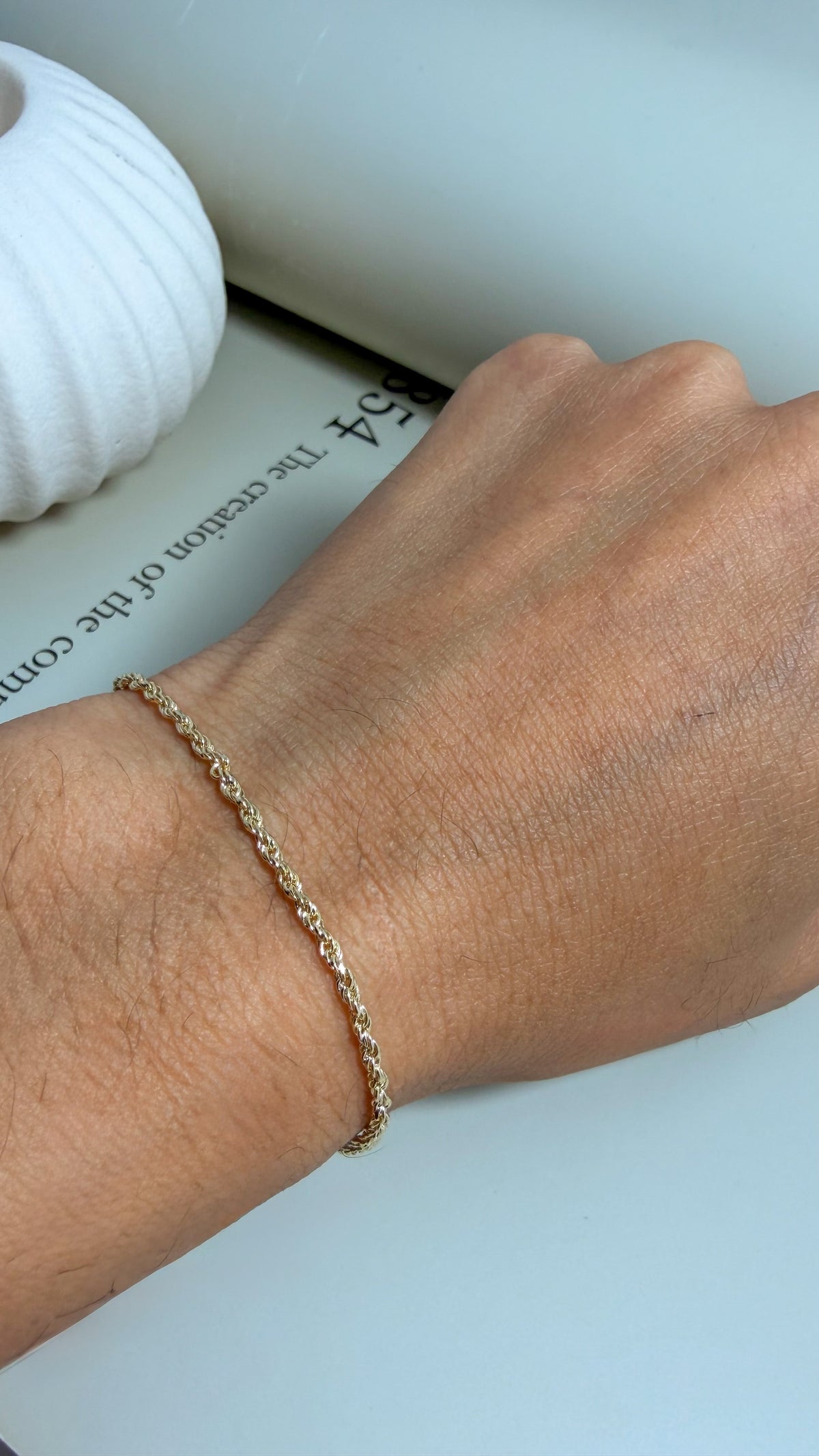 Rope Bracelet 1.7mm - Velani Jewelry
