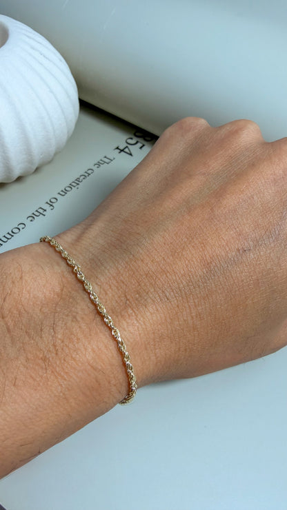 Rope Bracelet 1.7mm - Velani Jewelry