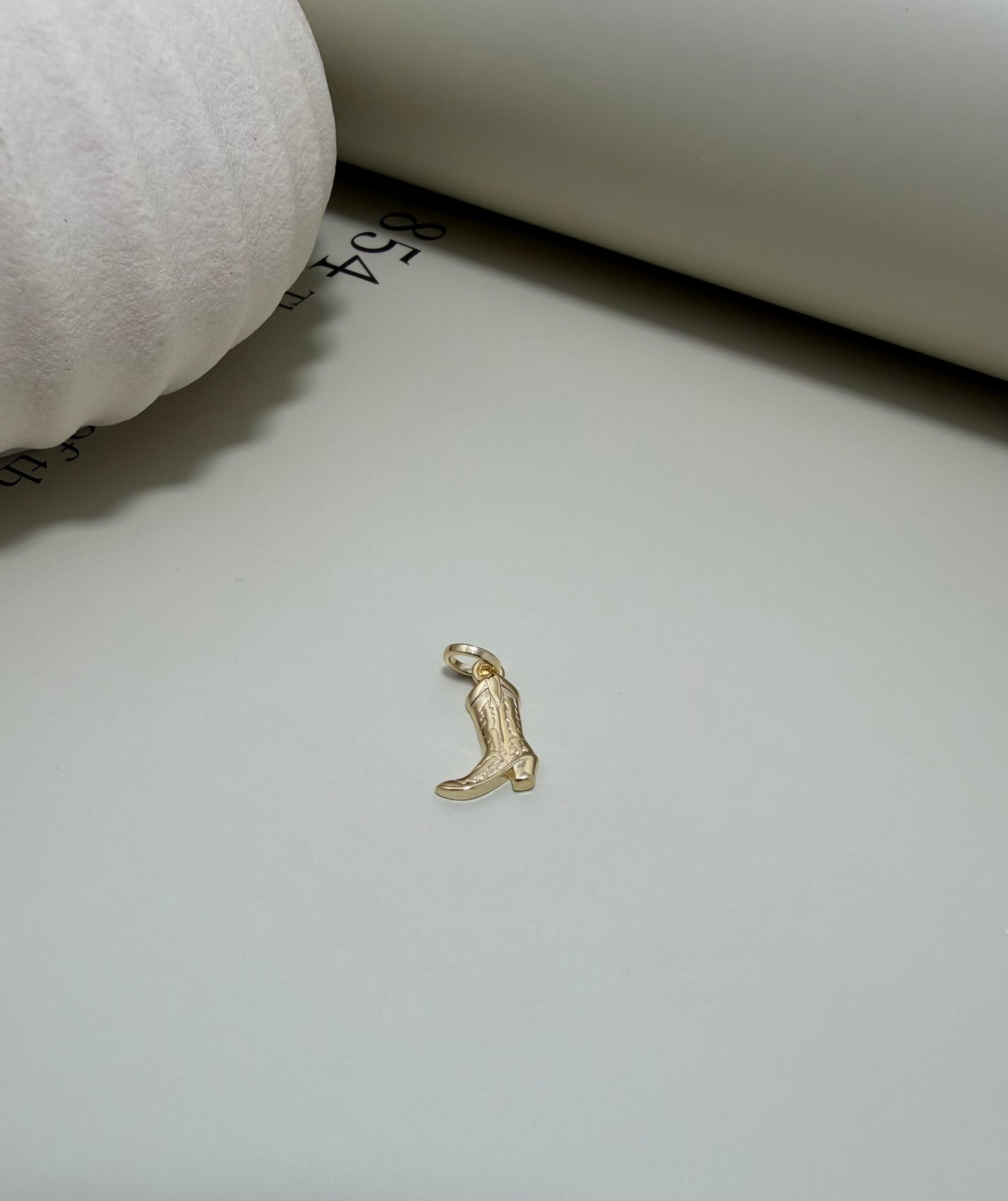 Velani Jewelry Cowgirl Boots Pendant