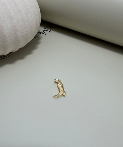 Velani Jewelry Cowgirl Boots Pendant