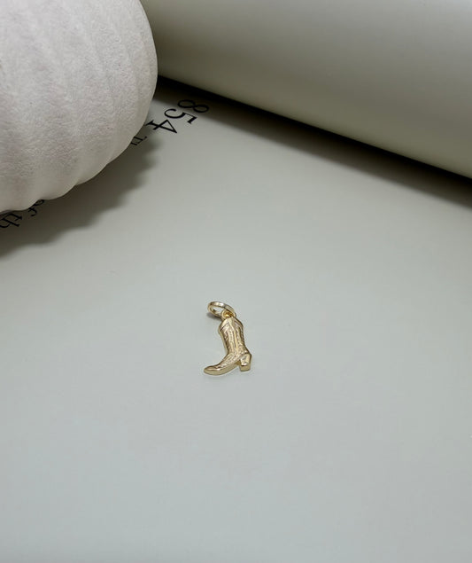 Velani Jewelry Cowgirl Boots Pendant