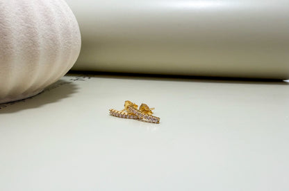 Velani Jewelry Fine CZ Elegance Stud Earrings