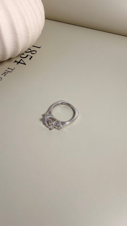 Moissanite Trio Ring - Velani Jewelry