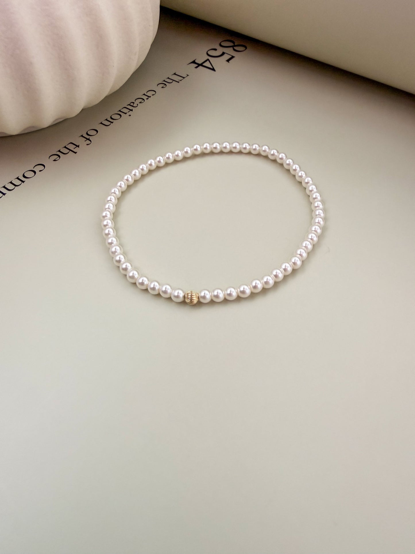 Velani Jewelry Crystal Pearl Stretch Bracelet