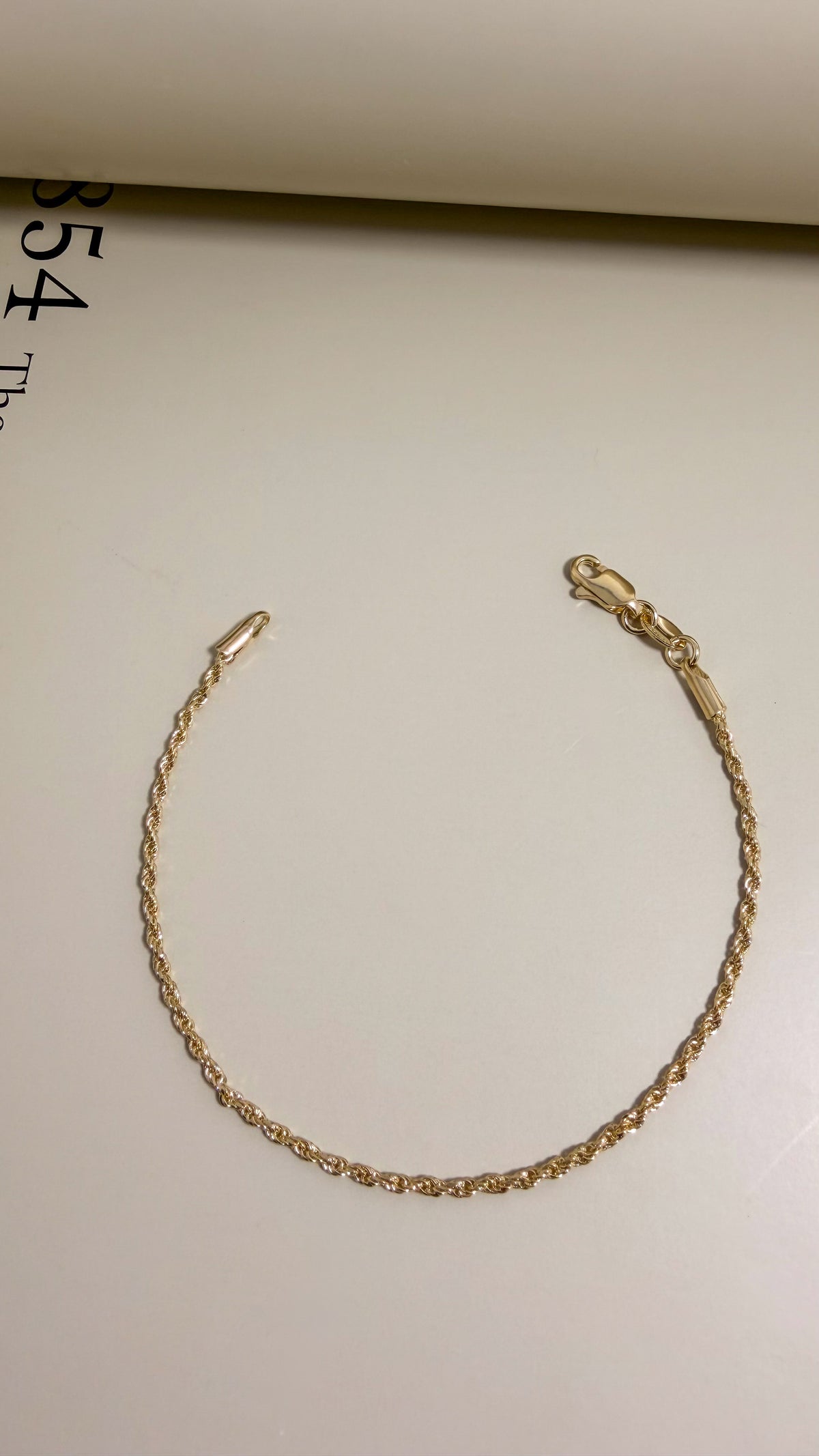 Rope Bracelet 1.7mm - Velani Jewelry
