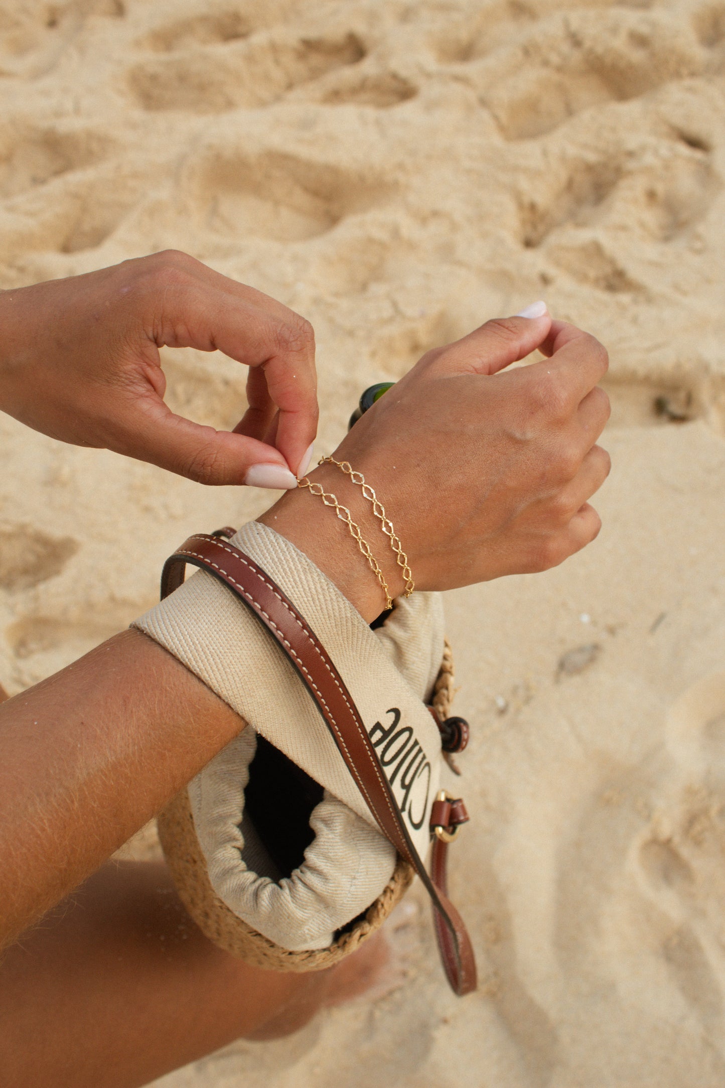 Velani Jewelry Gold Filled Mirrorlink Bracelet