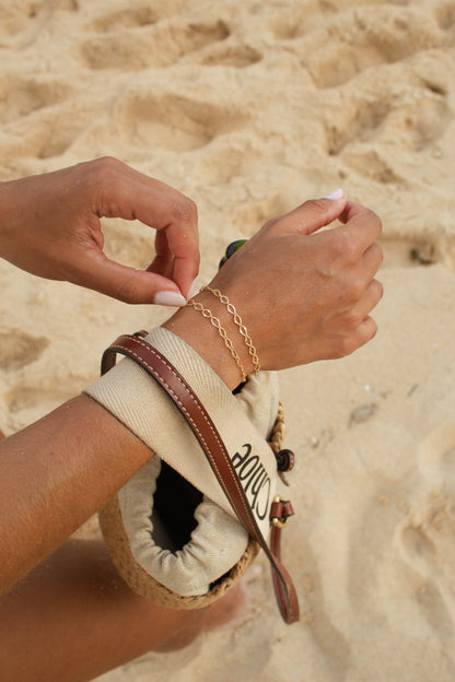 Velani Jewelry Gold Filled Mirrorlink Bracelet