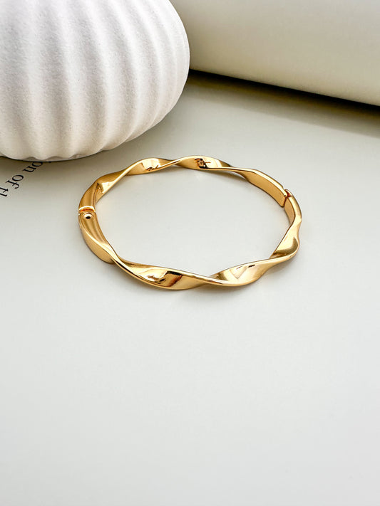 Velani Jewelry Twisted Bangle Bracelet