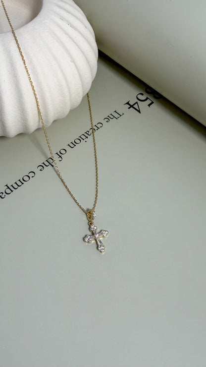Cruz Pendant Necklace - Velani Jewelry