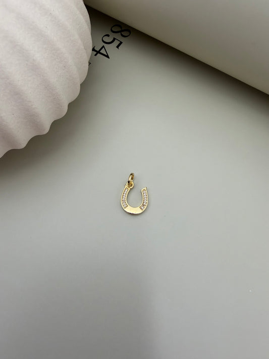 Velani Jewelry Horseshoe CZ Pendant