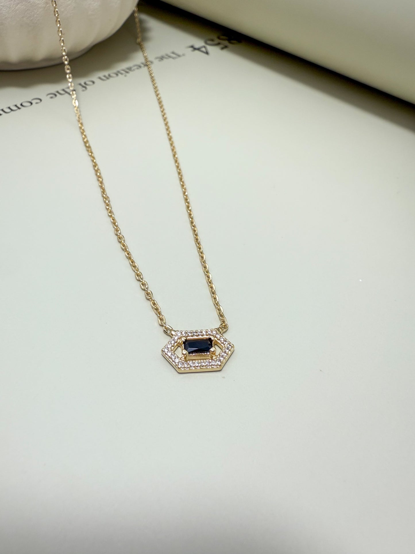 Velani Jewelry Monaco Pavé & Baguette CZ Necklace