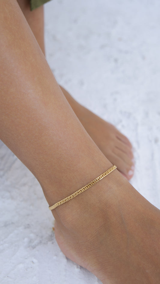 Velani Jewelry Malha Anklet