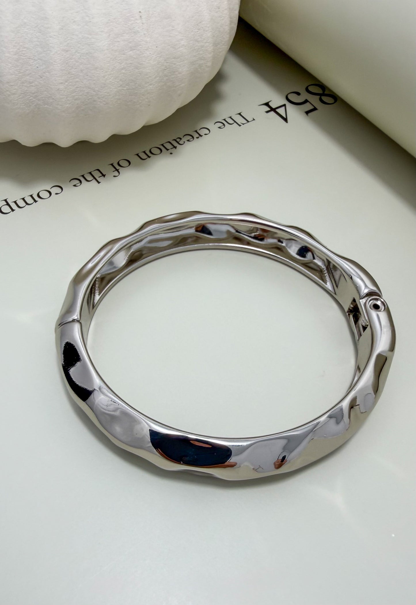 Velani Jewelry Molten Bangle Bracelet