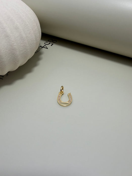 Velani Jewelry Horseshoe CZ Pendant