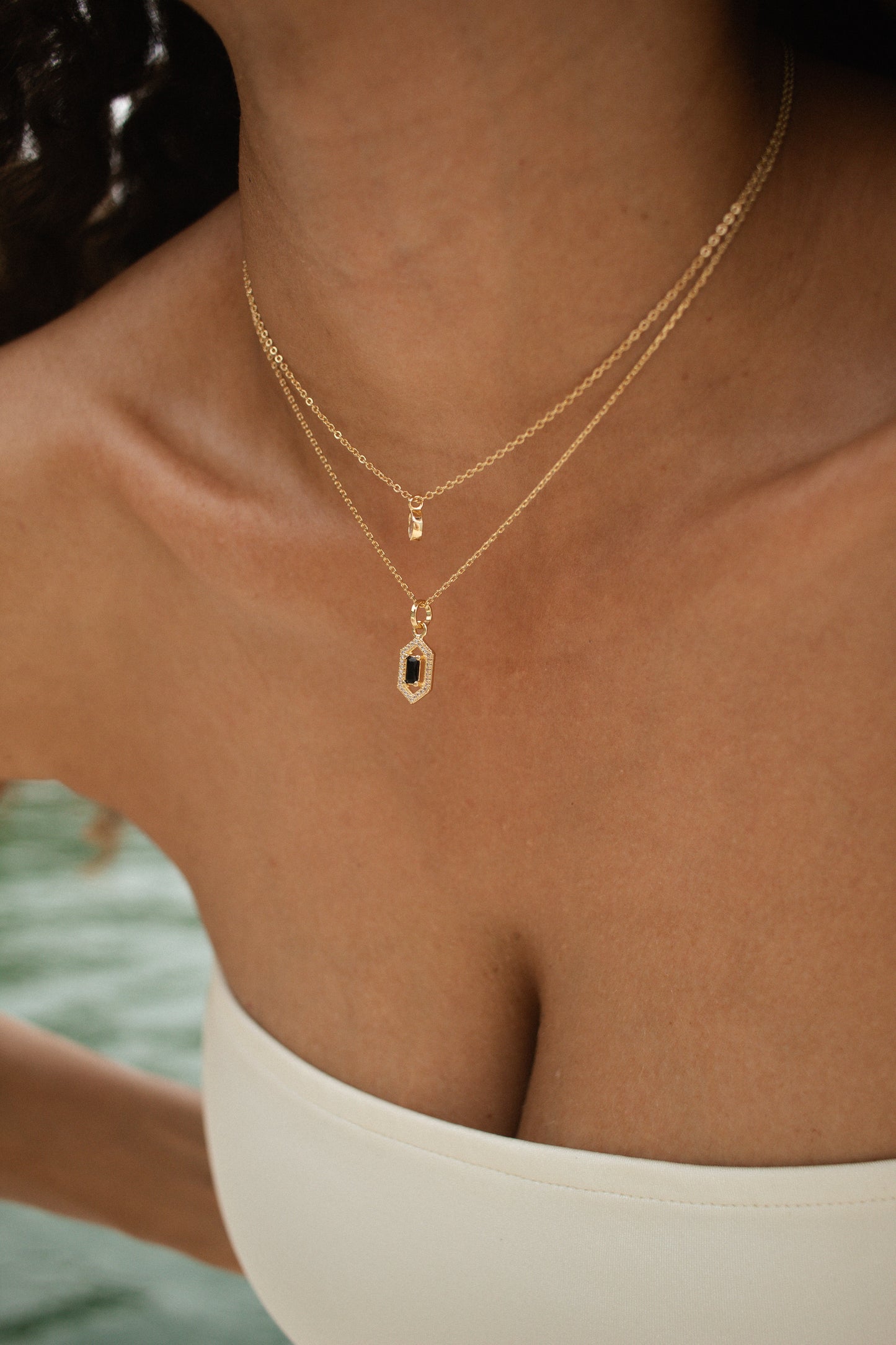 Velani Jewelry Monaco Pavé & Baguette CZ Necklace