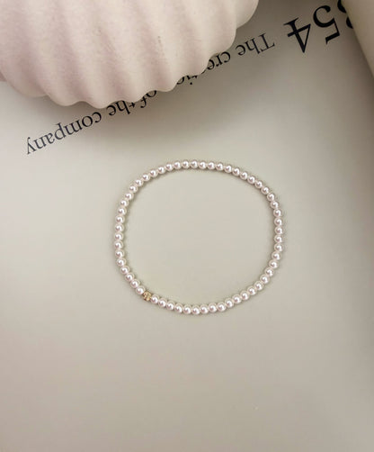 Velani Jewelry Crystal Pearl Stretch Bracelet