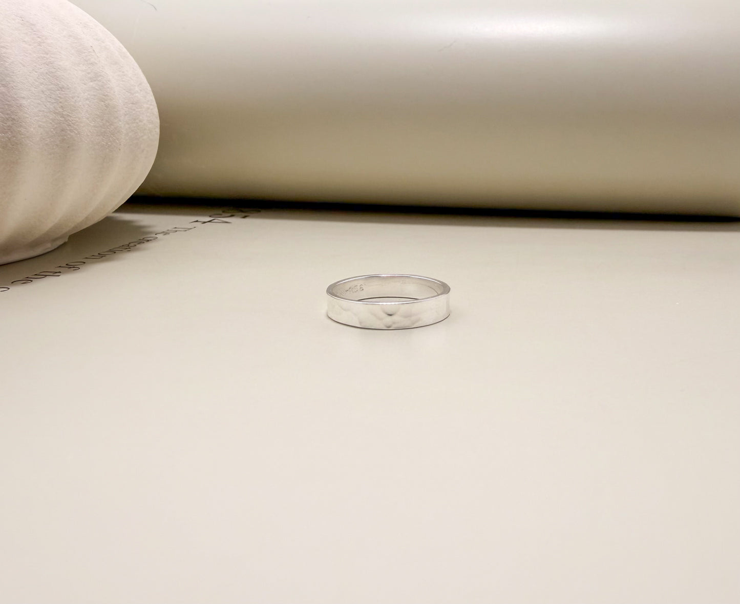 Velani Jewelry Hammered Band - Sterling Silver