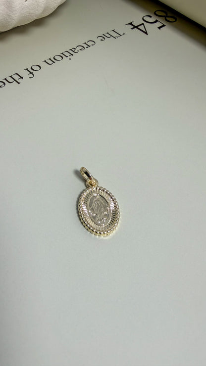 Radiant Grace Mini Medal - Velani Jewelry