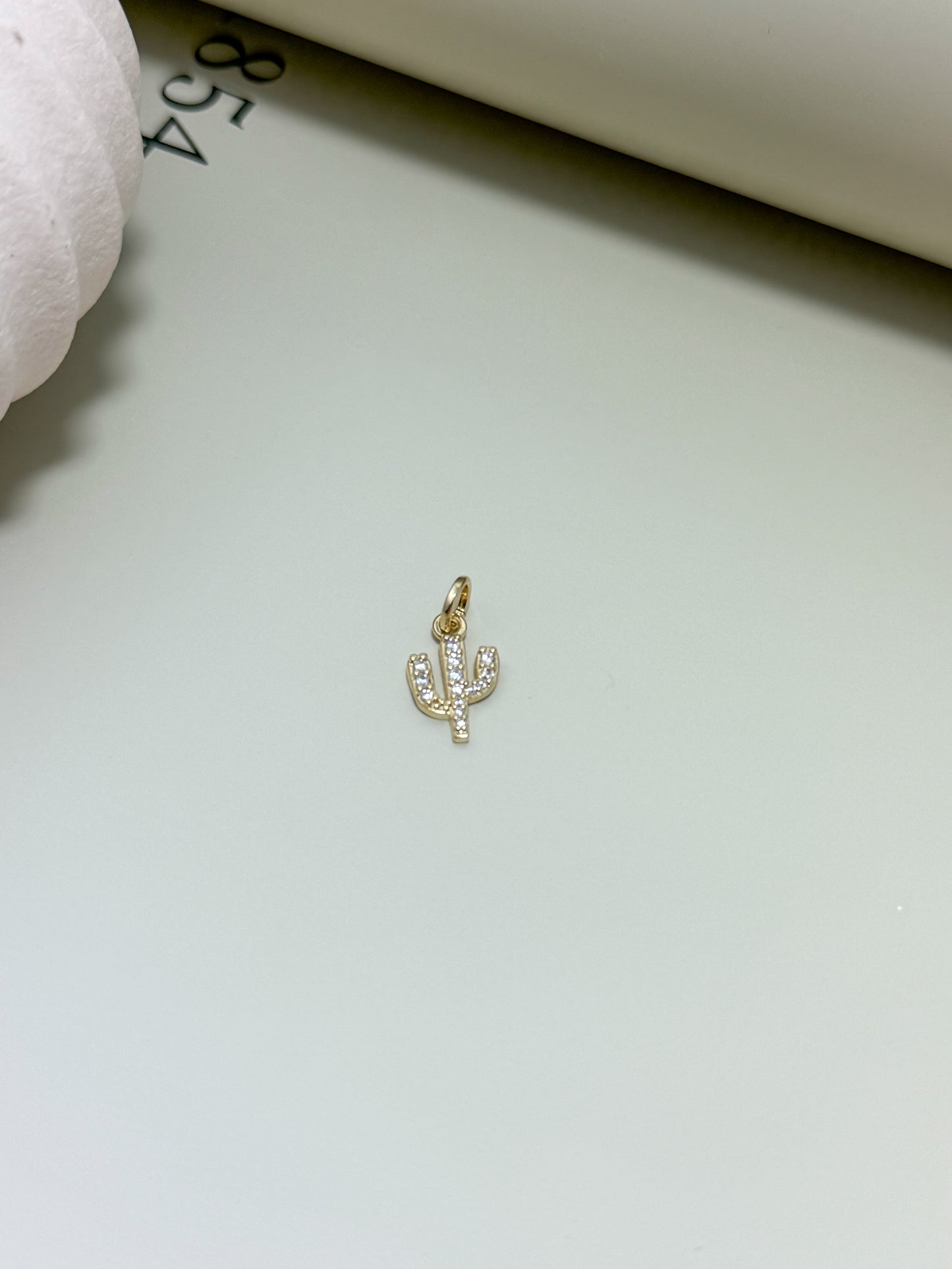 Velani Jewelry Desert Cactus CZ Pendant