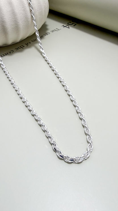Velani Jewelry Rope Chain 3mm