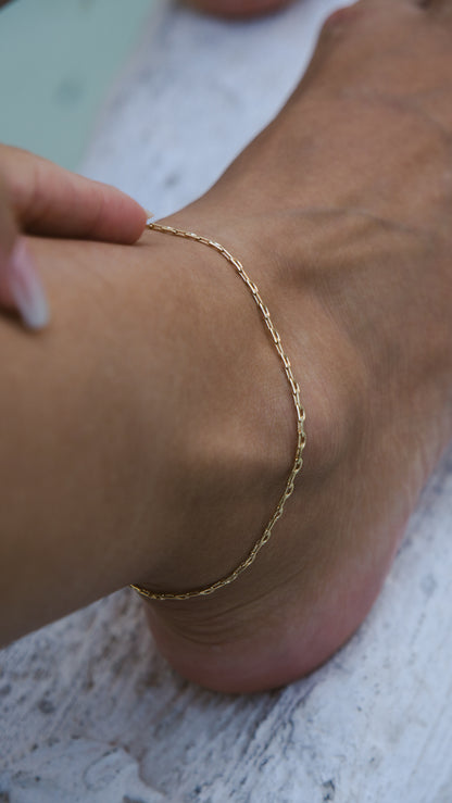 Velani Jewelry Lace Chain Anklet