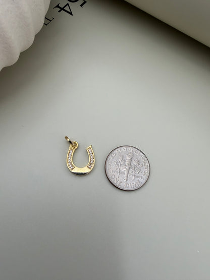 Velani Jewelry Horseshoe CZ Pendant
