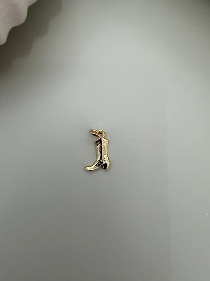 Velani Jewelry Cowgirl Boots Pendant