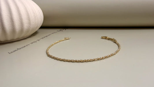 Rope Bracelet 1.7mm - Velani Jewelry