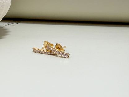 Velani Jewelry Fine CZ Elegance Stud Earrings