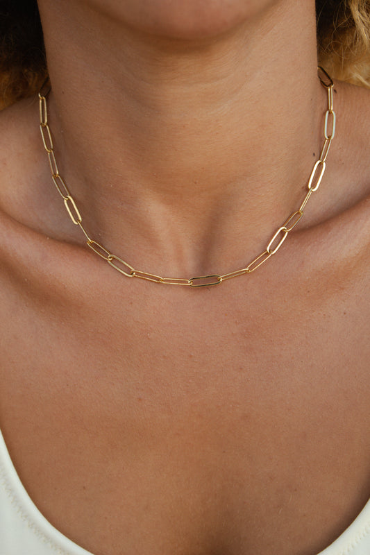 Velani Classic Paperclip Chain