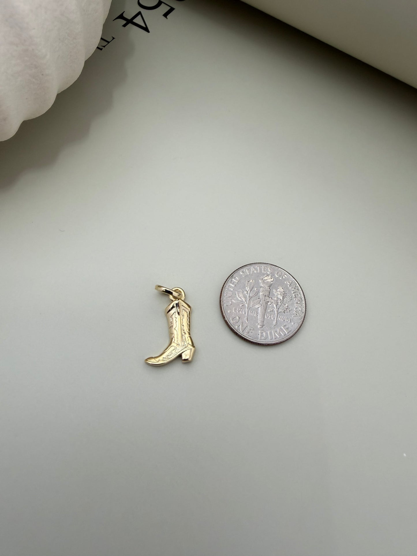 Velani Jewelry Cowgirl Boots Pendant