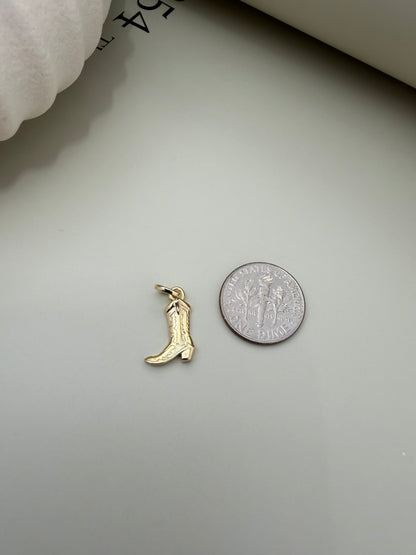 Velani Jewelry Cowgirl Boots Pendant