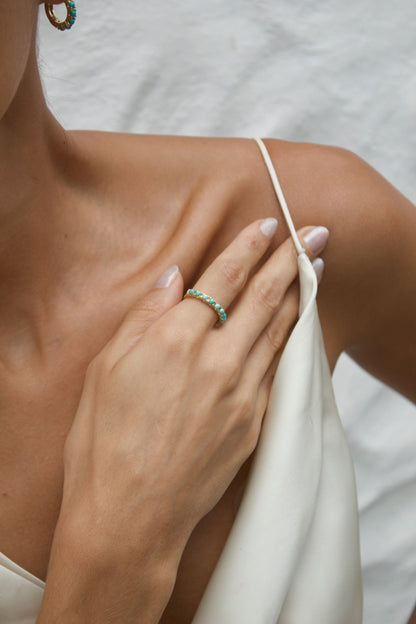 Velani Jewelry Tåsi Turquoise Ring