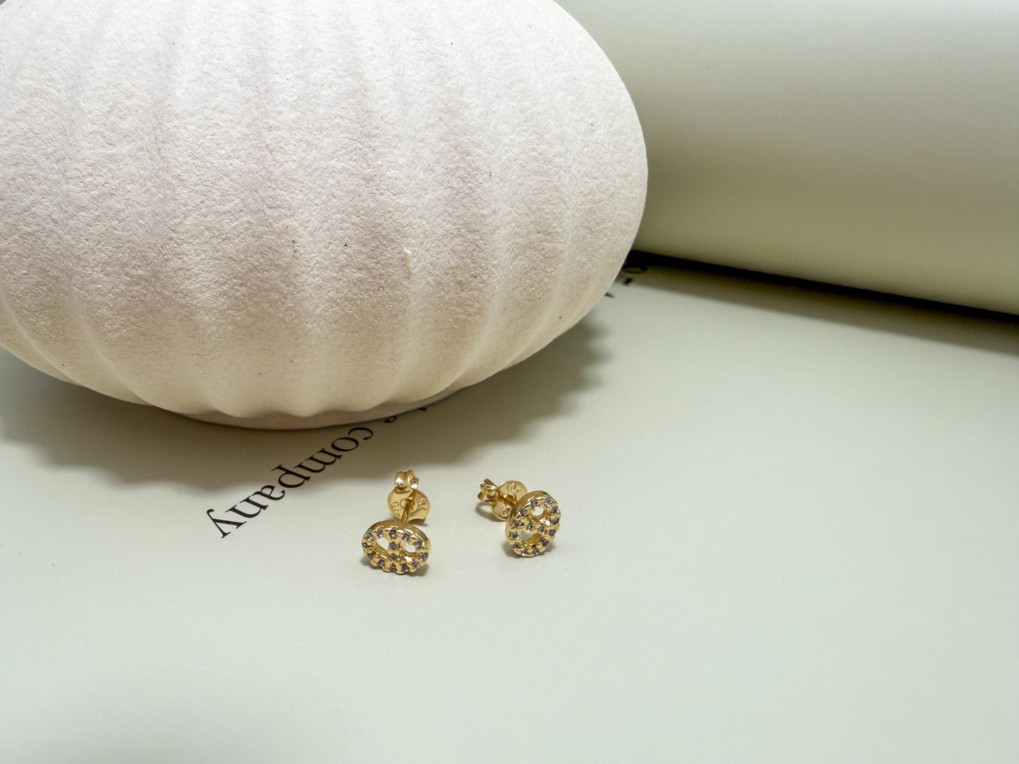 Velani Jewelry Mariner Pavé Stud Earrings