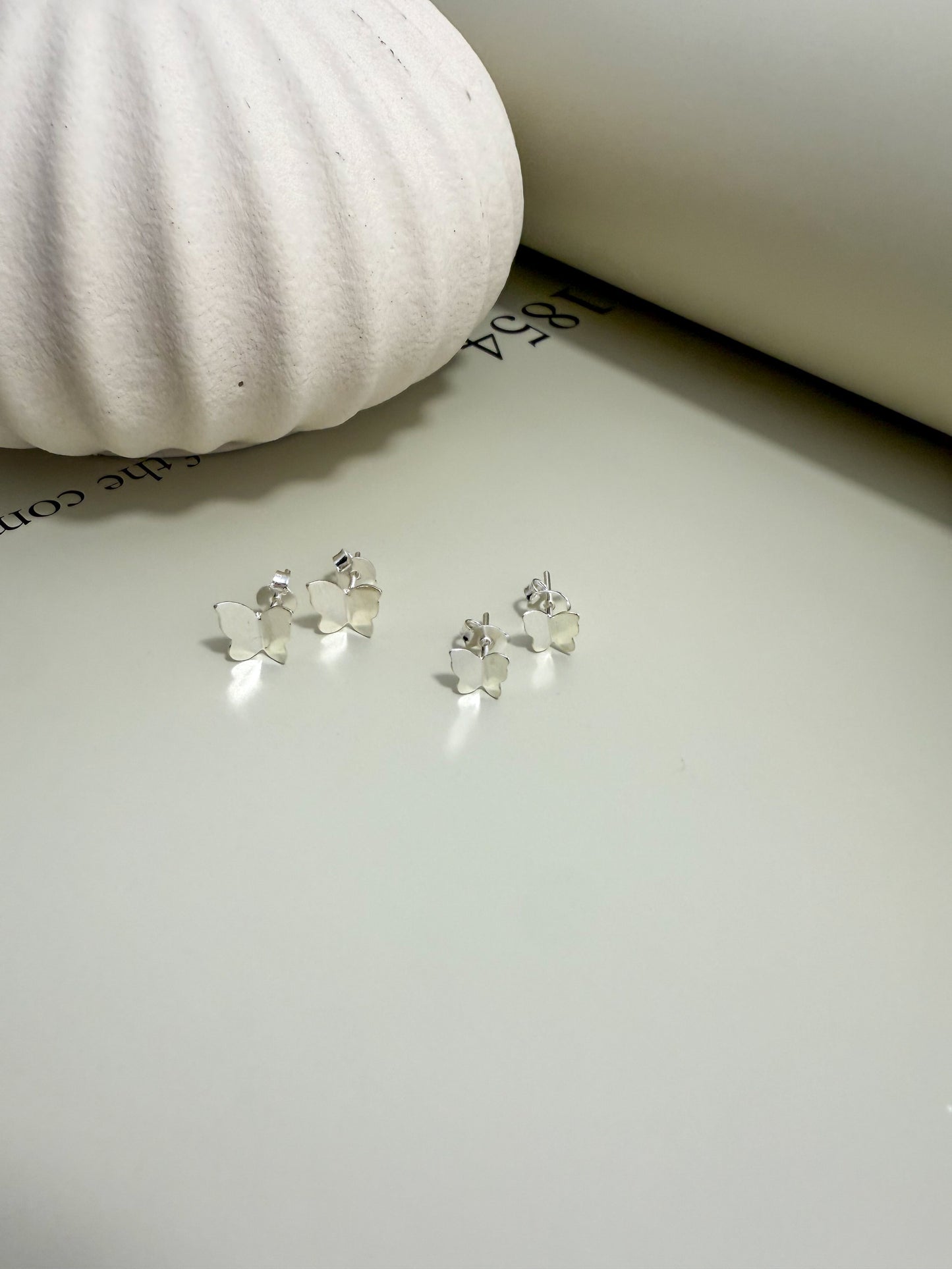 Velani Jewelry Butterfly Studs - Sterling Silver