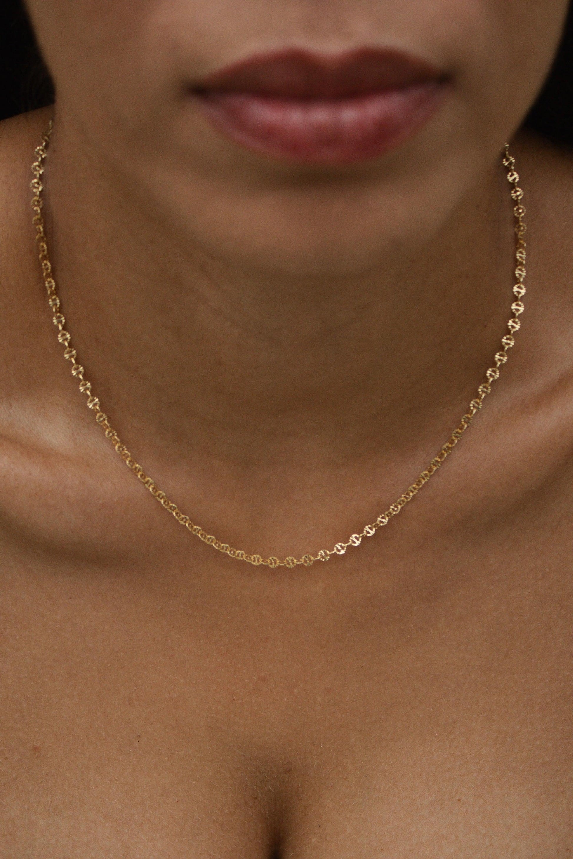 Velani Jewelry Diamond Cut Mariner Chain