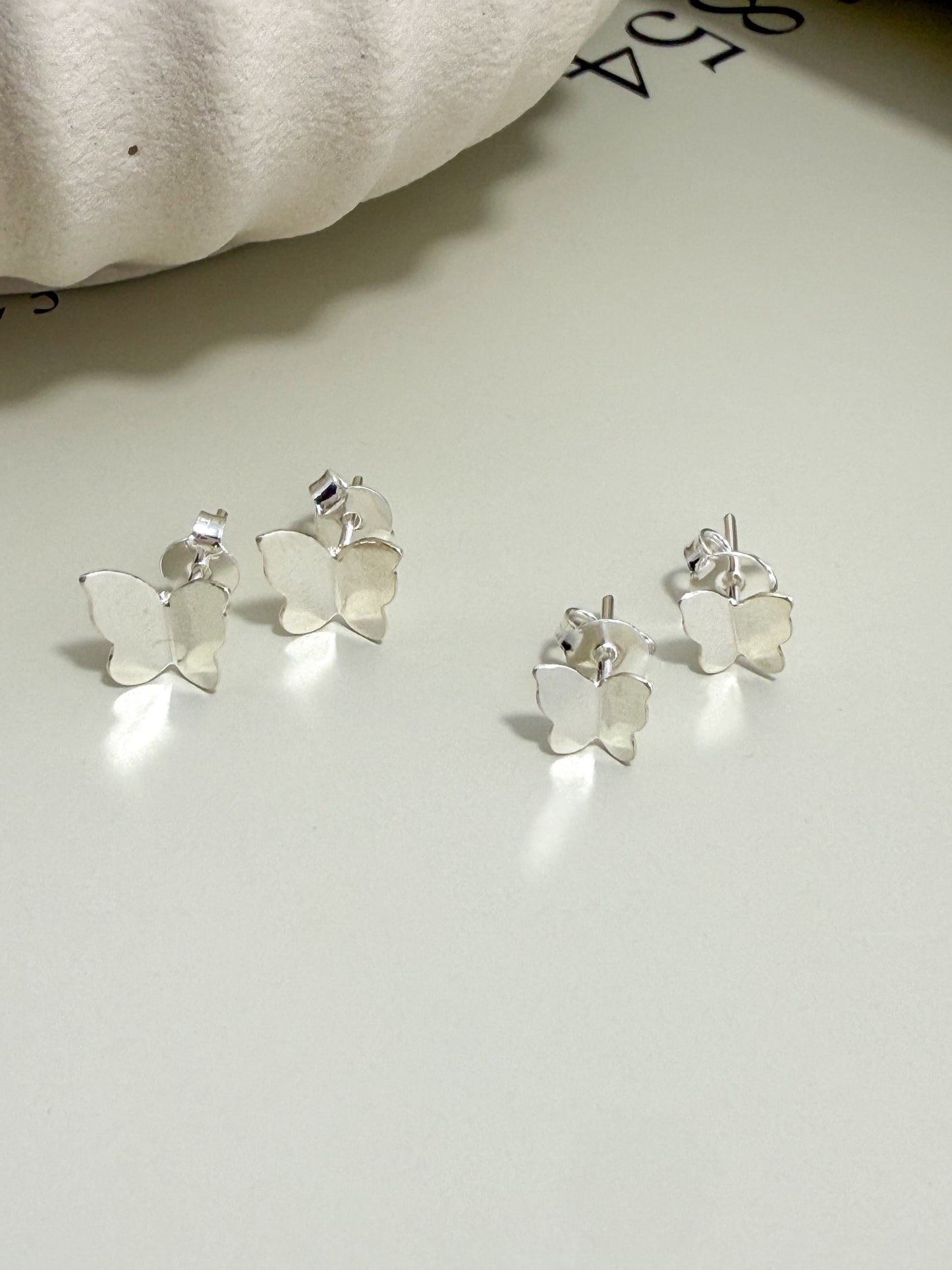 Velani Jewelry Butterfly Studs - Sterling Silver