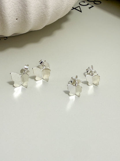 Velani Jewelry Butterfly Studs - Sterling Silver