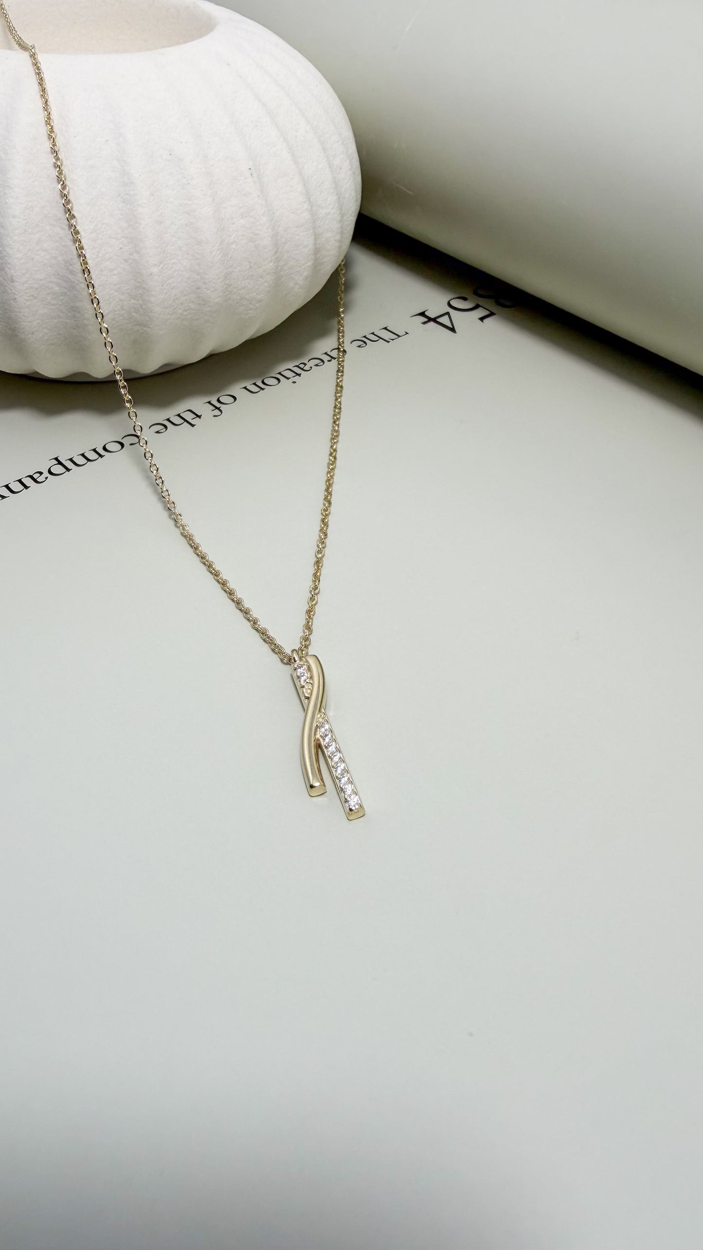Velani Jewelry Liora Pavé Necklace