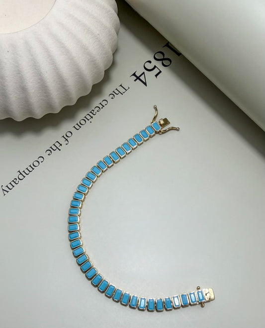 Baguette Tennis Bracelet - Velani Jewelry