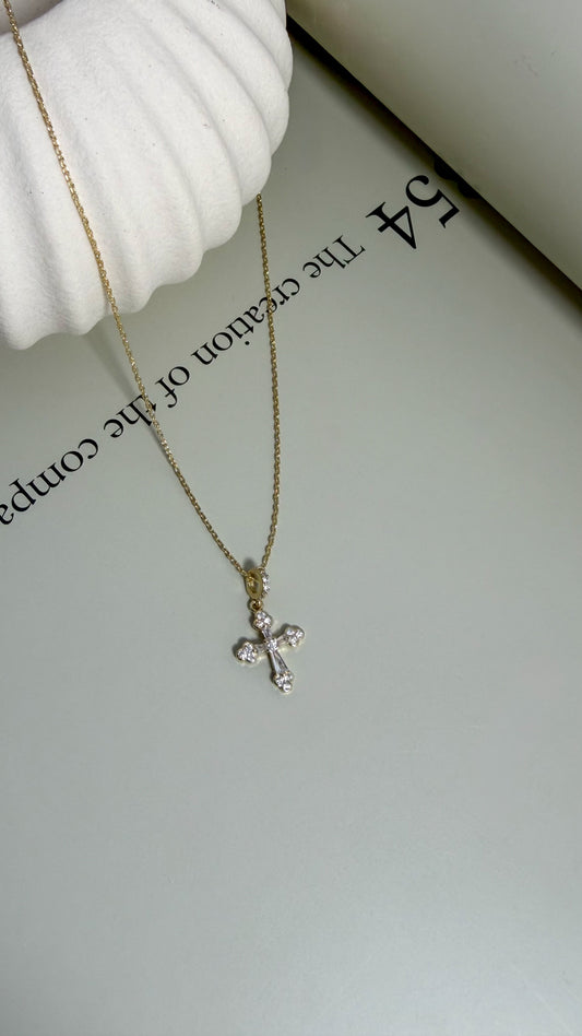 Cruz Pendant Necklace - Velani Jewelry
