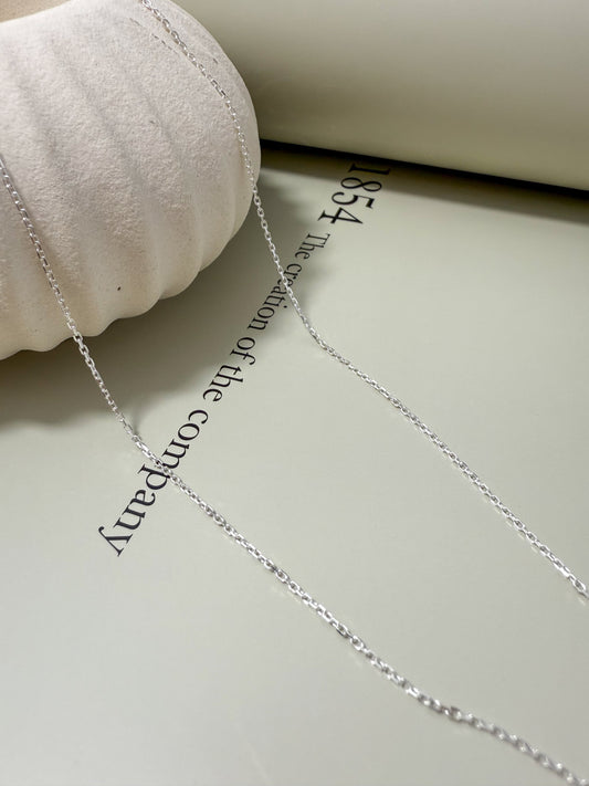 Velani Jewelry Diamond Cut Cable Chain Sterling Silver